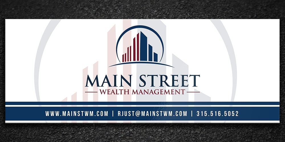 Main Street Wealth Management logo design by Gelotine