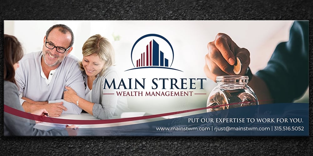 Main Street Wealth Management logo design by Gelotine