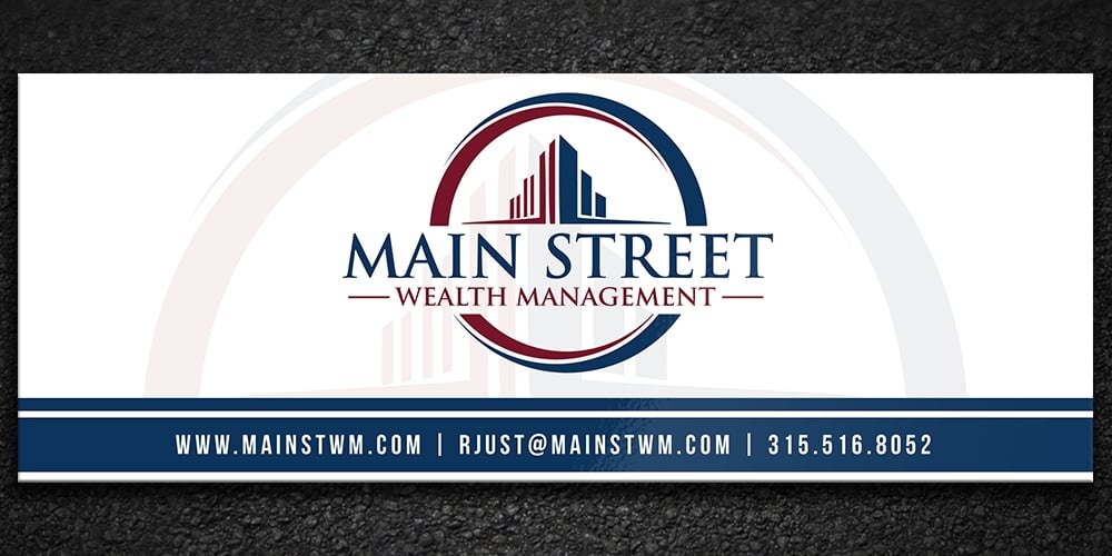 Main Street Wealth Management logo design by Gelotine