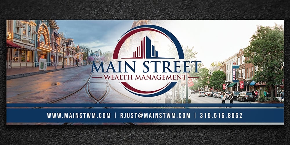 Main Street Wealth Management logo design by Gelotine