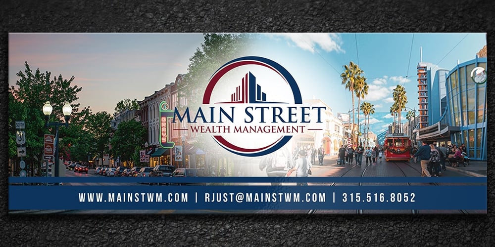 Main Street Wealth Management logo design by Gelotine