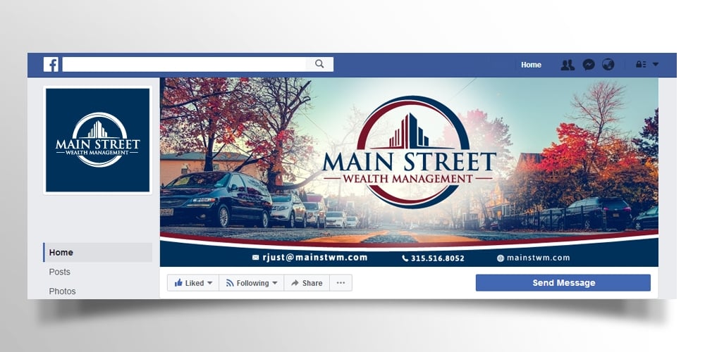 Main Street Wealth Management logo design by scriotx