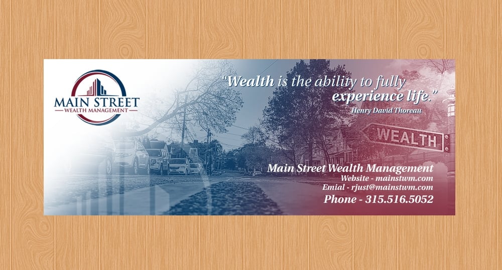 Main Street Wealth Management logo design by Coolwanz