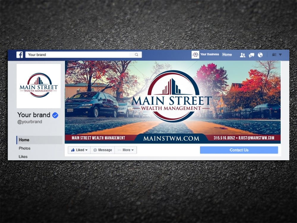 Main Street Wealth Management logo design by mattlyn