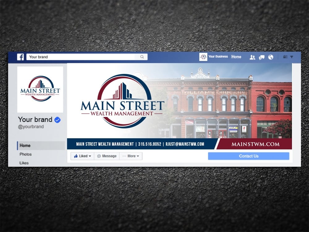 Main Street Wealth Management logo design by mattlyn