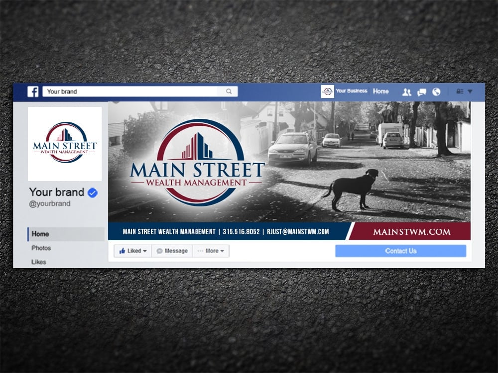 Main Street Wealth Management logo design by mattlyn