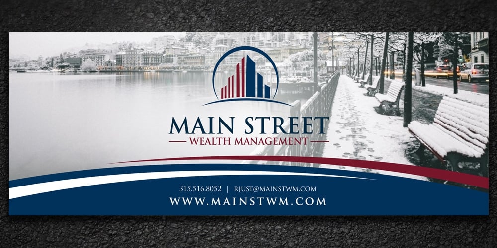 Main Street Wealth Management logo design by Boomstudioz