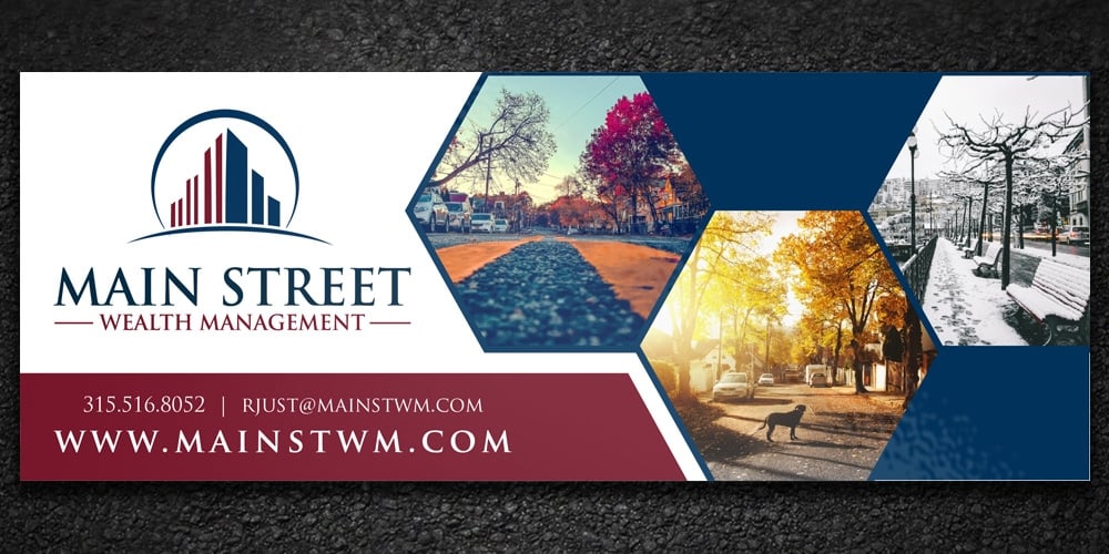 Main Street Wealth Management logo design by Boomstudioz