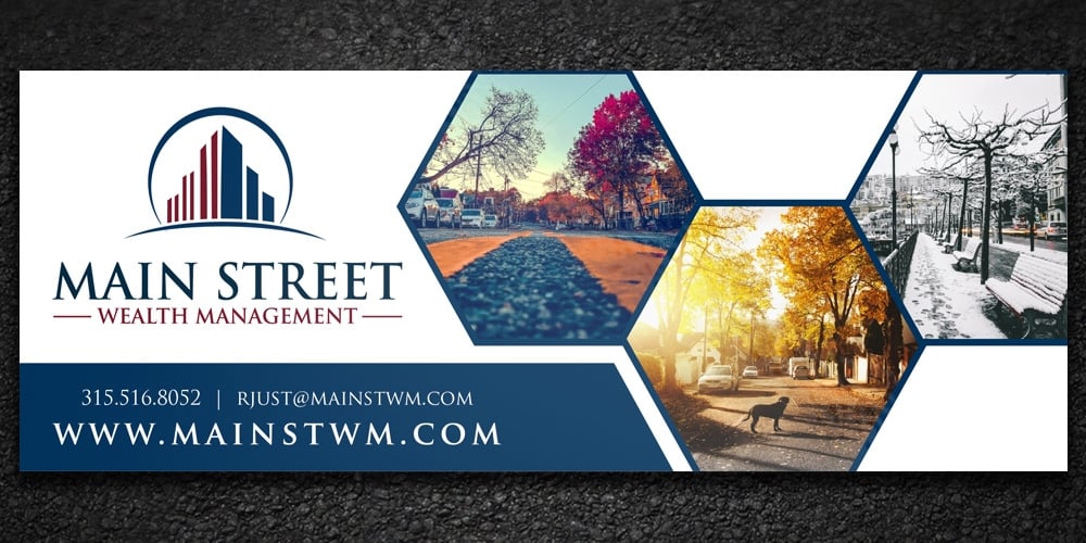 Main Street Wealth Management logo design by Boomstudioz