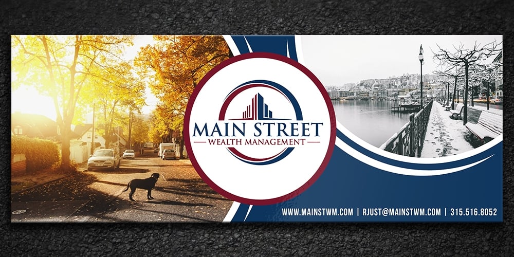 Main Street Wealth Management logo design by Gelotine