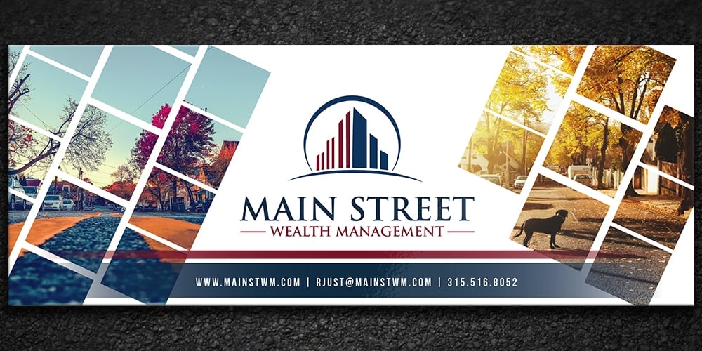 Main Street Wealth Management logo design by Gelotine