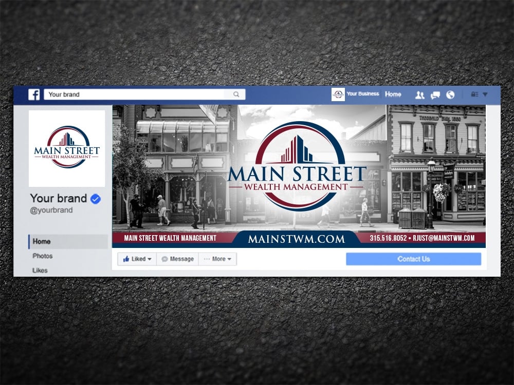 Main Street Wealth Management logo design by mattlyn