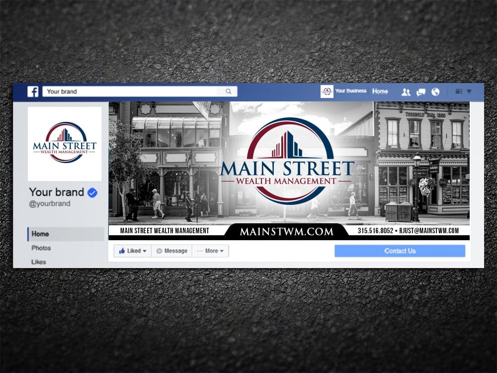 Main Street Wealth Management logo design by mattlyn