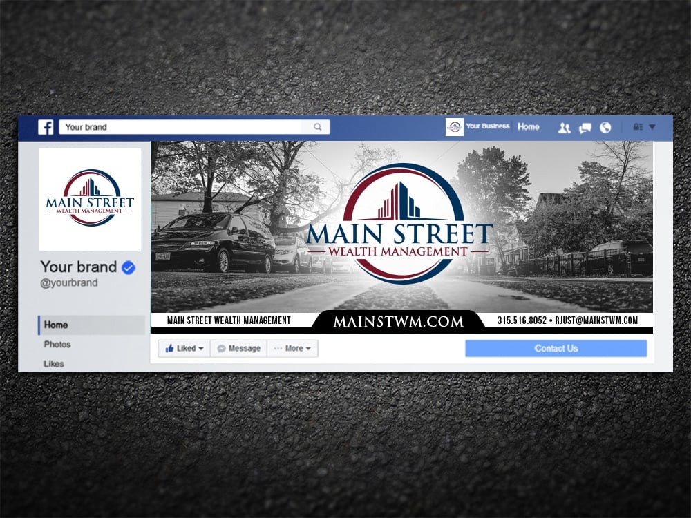 Main Street Wealth Management logo design by mattlyn