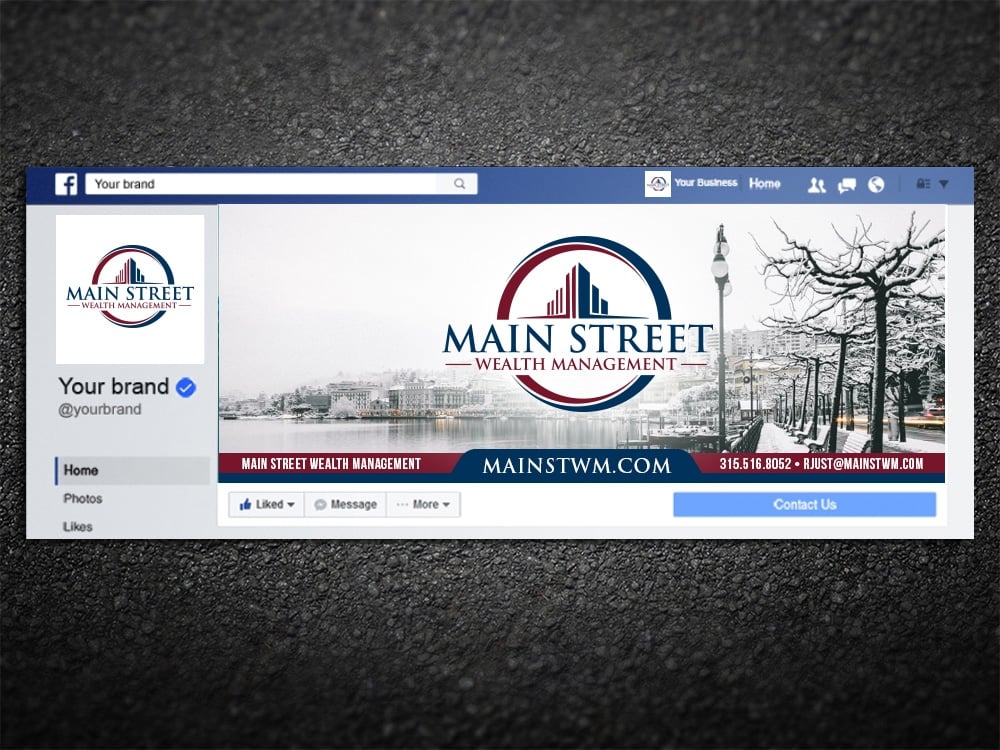 Main Street Wealth Management logo design by mattlyn