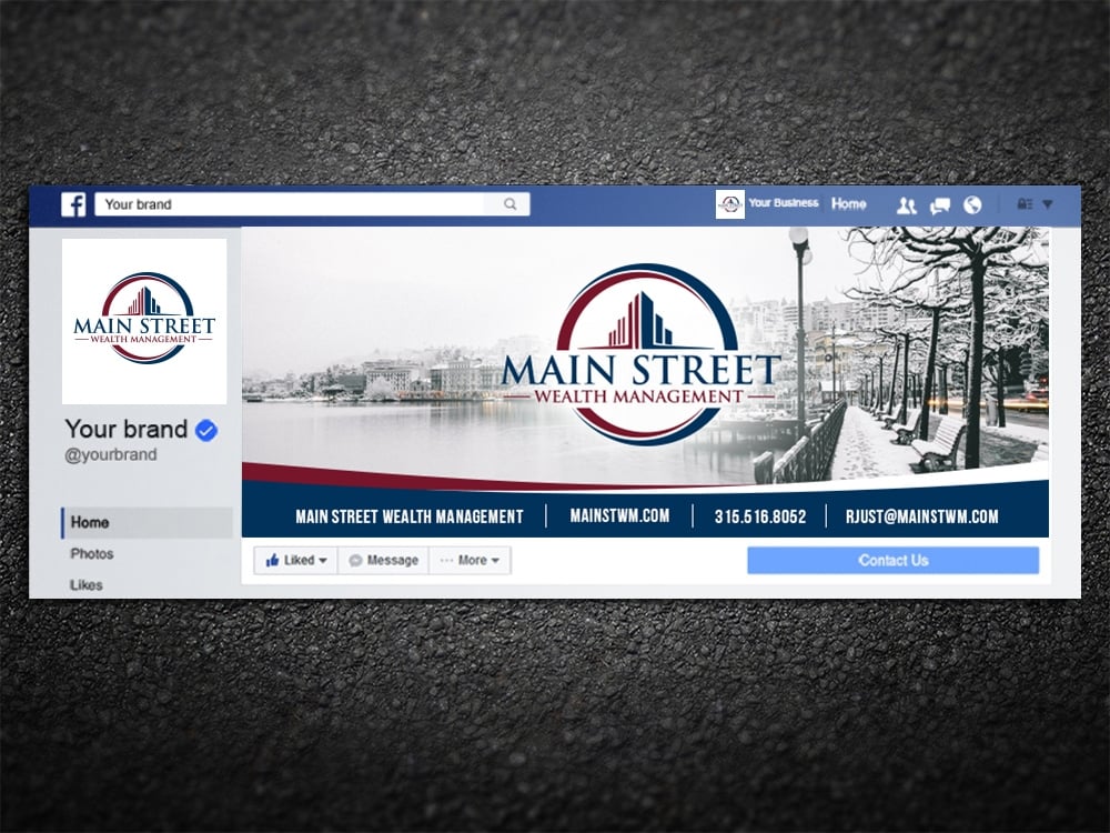 Main Street Wealth Management logo design by mattlyn