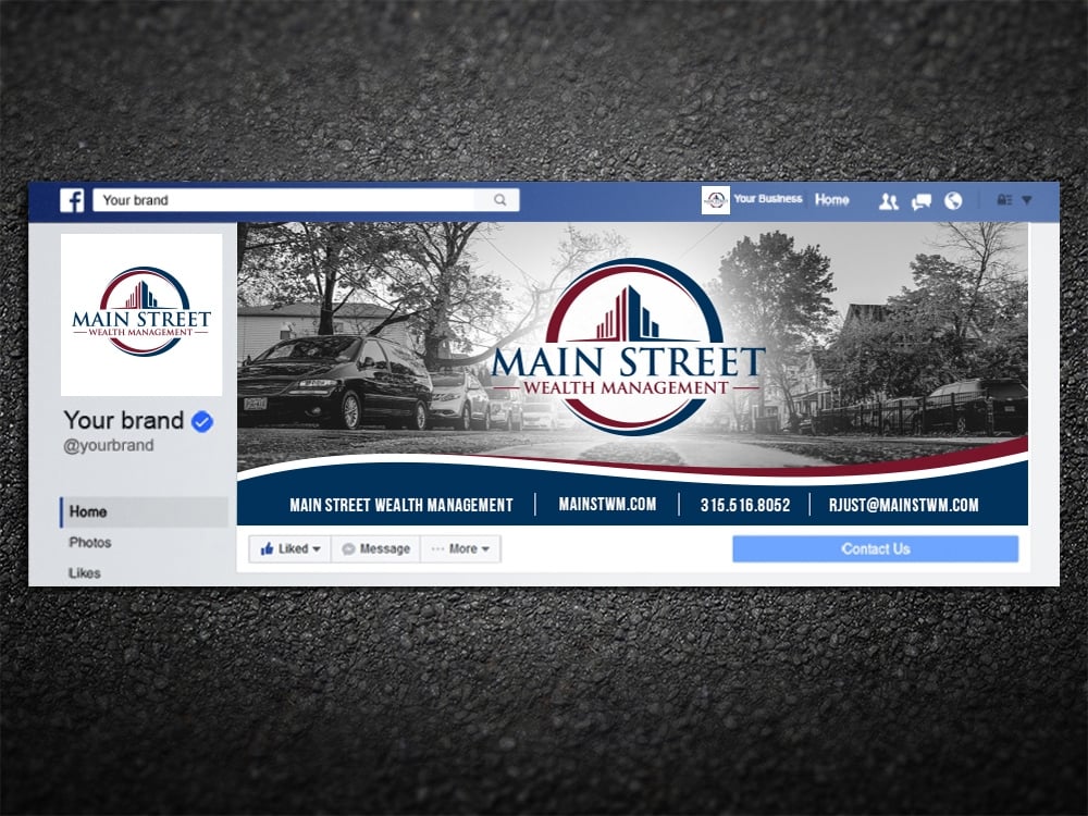 Main Street Wealth Management logo design by mattlyn