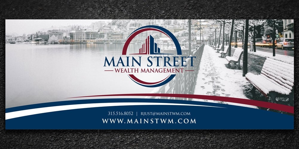 Main Street Wealth Management logo design by Boomstudioz