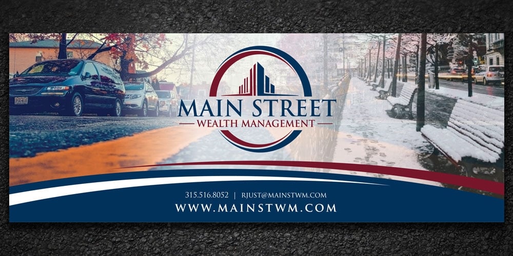 Main Street Wealth Management logo design by Boomstudioz