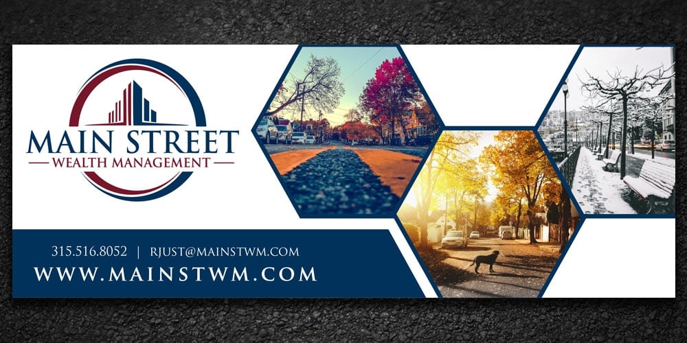 Main Street Wealth Management logo design by Boomstudioz