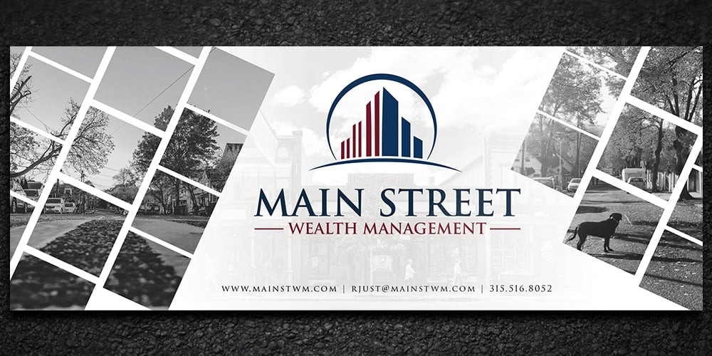 Main Street Wealth Management logo design by Gelotine