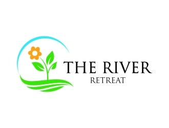 The River Retreat logo design by jetzu