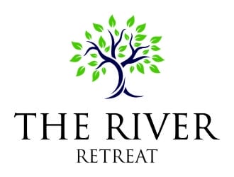 The River Retreat logo design by jetzu