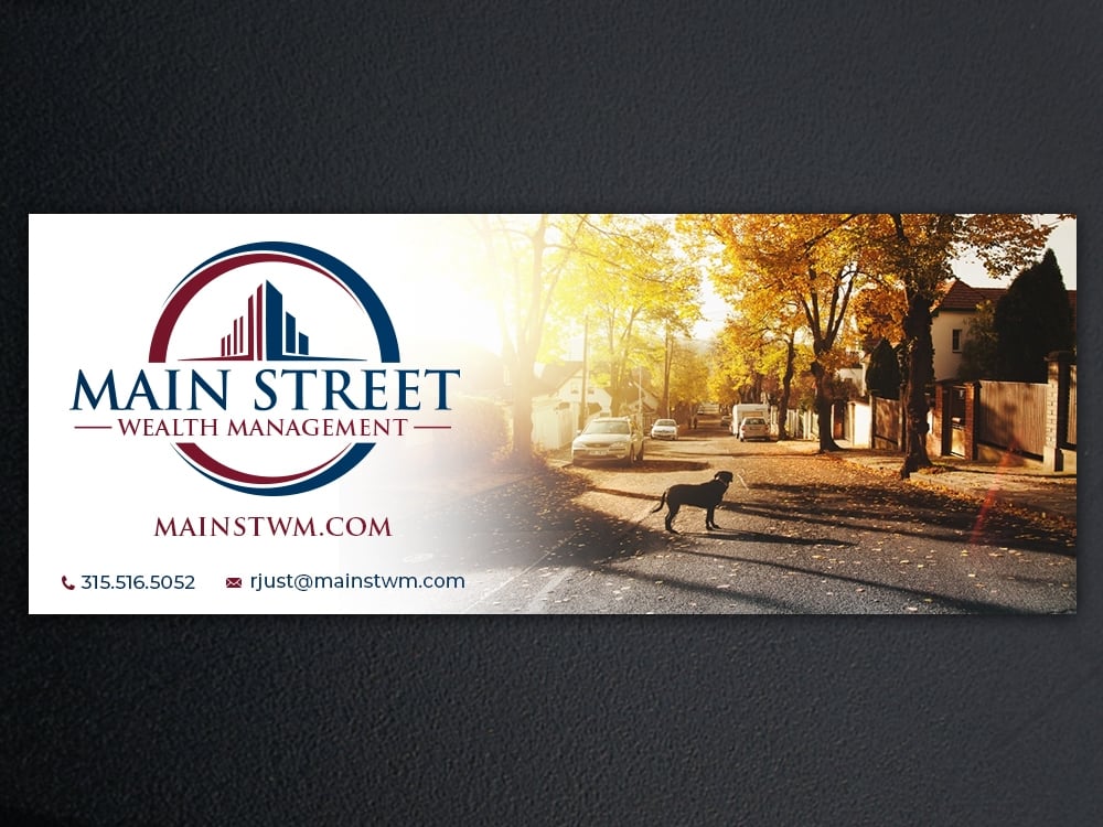 Main Street Wealth Management logo design by KHAI