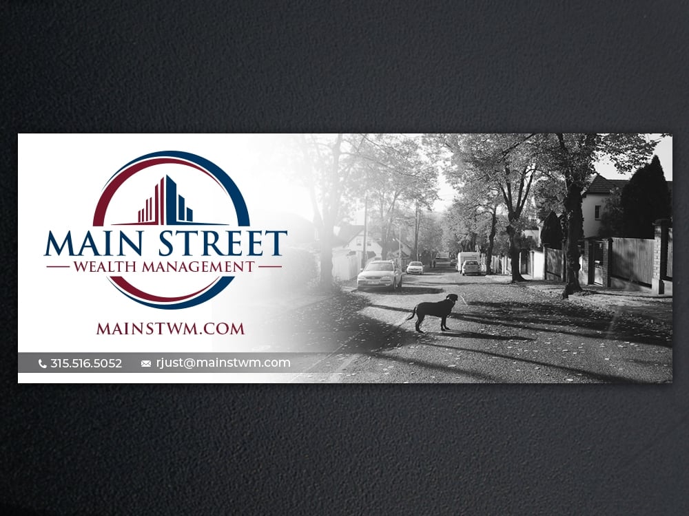 Main Street Wealth Management logo design by KHAI