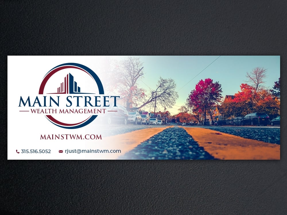 Main Street Wealth Management logo design by KHAI