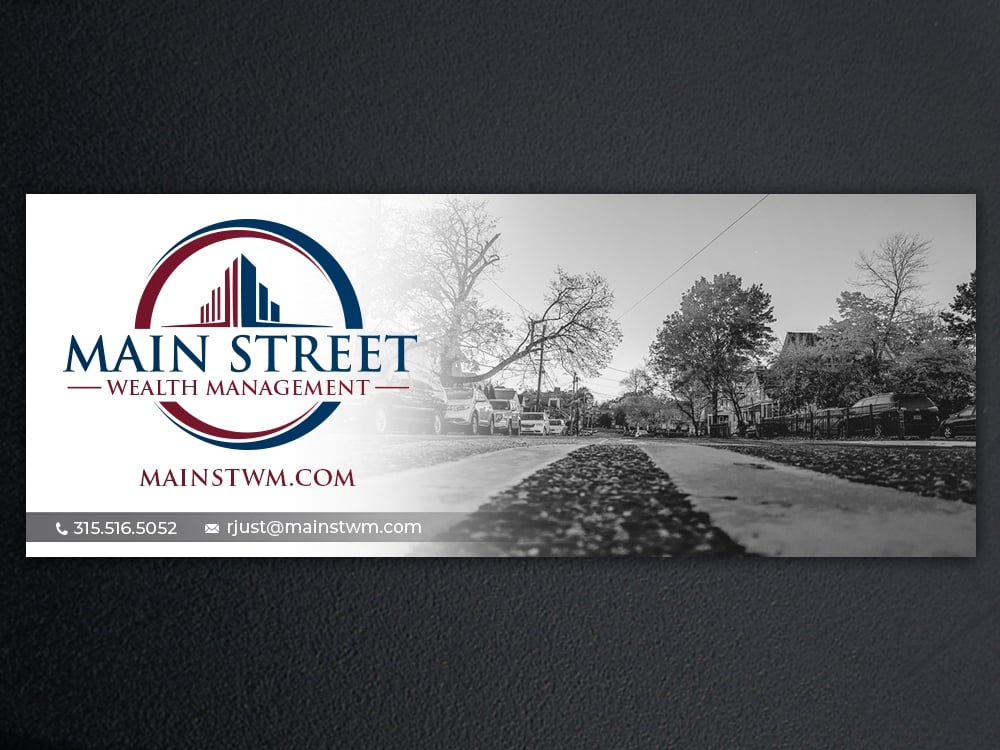 Main Street Wealth Management logo design by KHAI