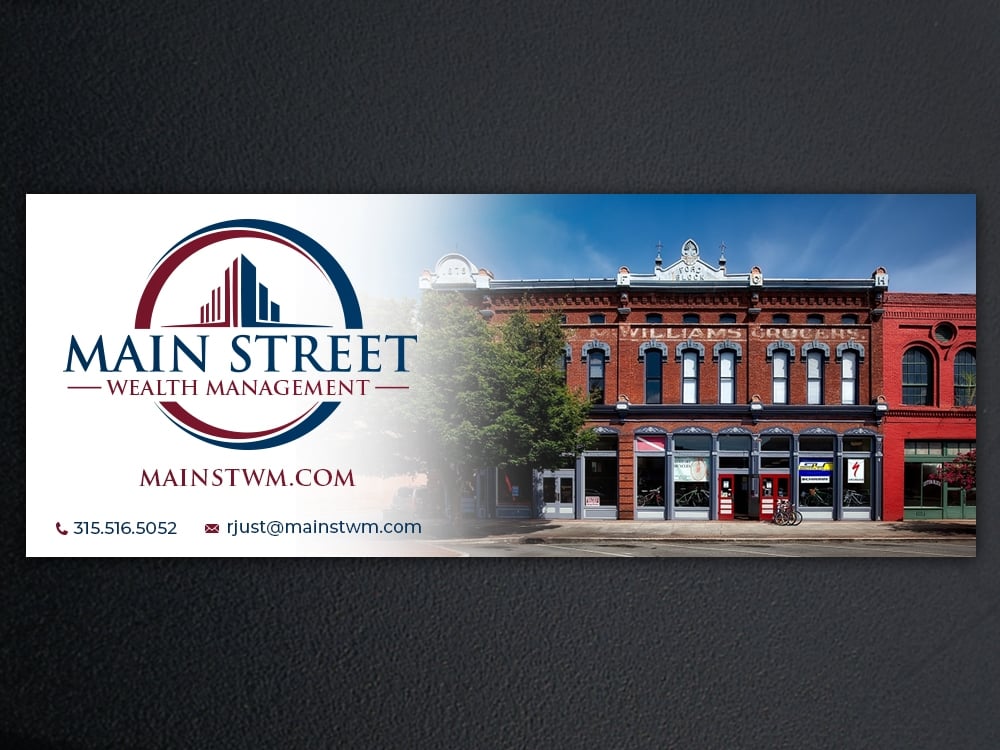 Main Street Wealth Management logo design by KHAI