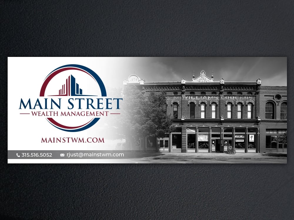 Main Street Wealth Management logo design by KHAI