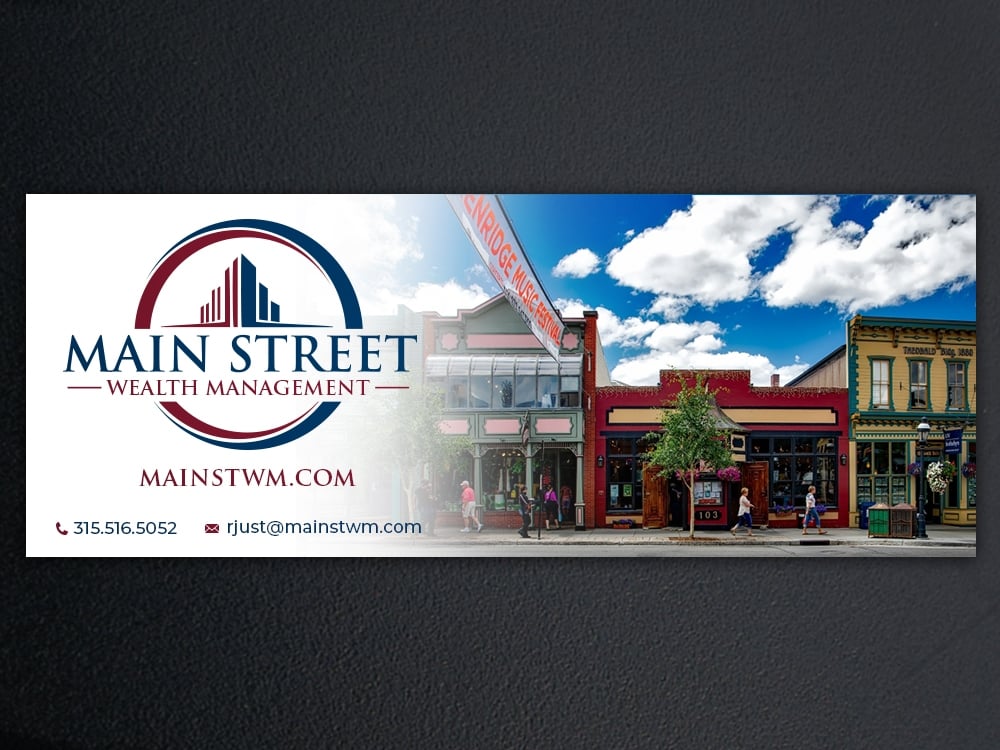 Main Street Wealth Management logo design by KHAI