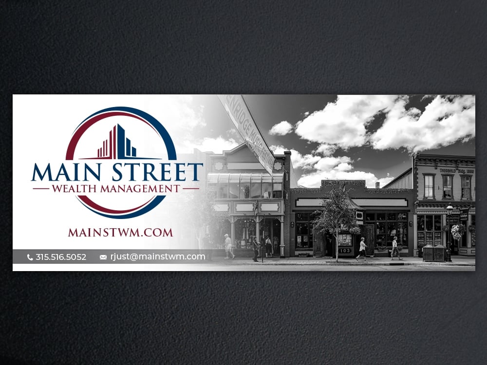 Main Street Wealth Management logo design by KHAI