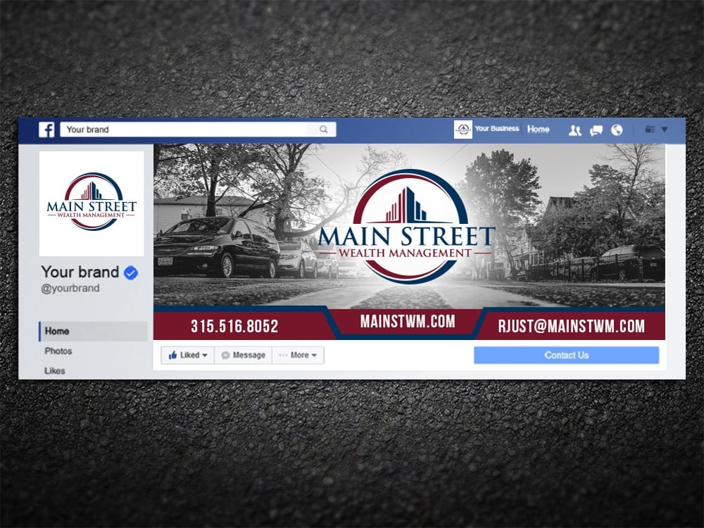 Main Street Wealth Management logo design by mattlyn