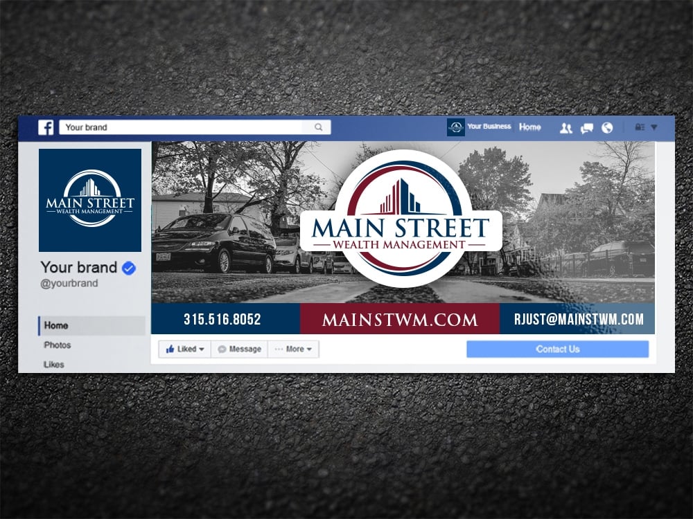 Main Street Wealth Management logo design by mattlyn