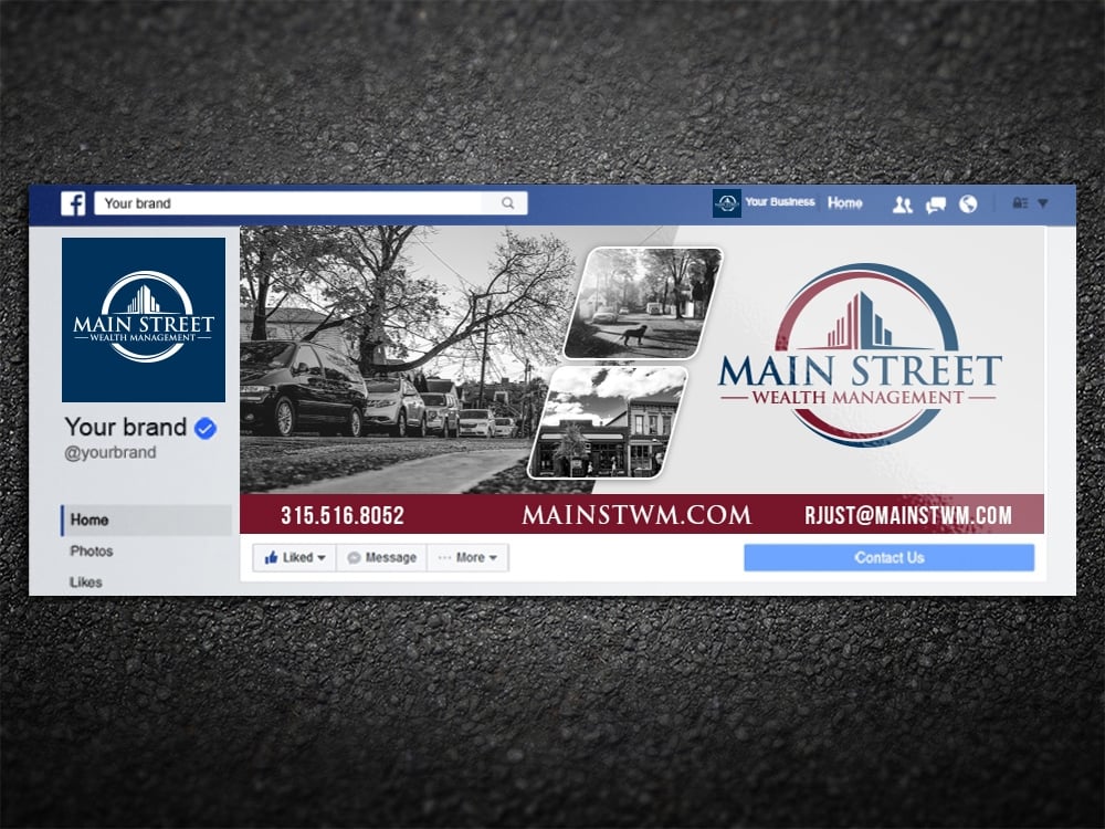 Main Street Wealth Management logo design by mattlyn