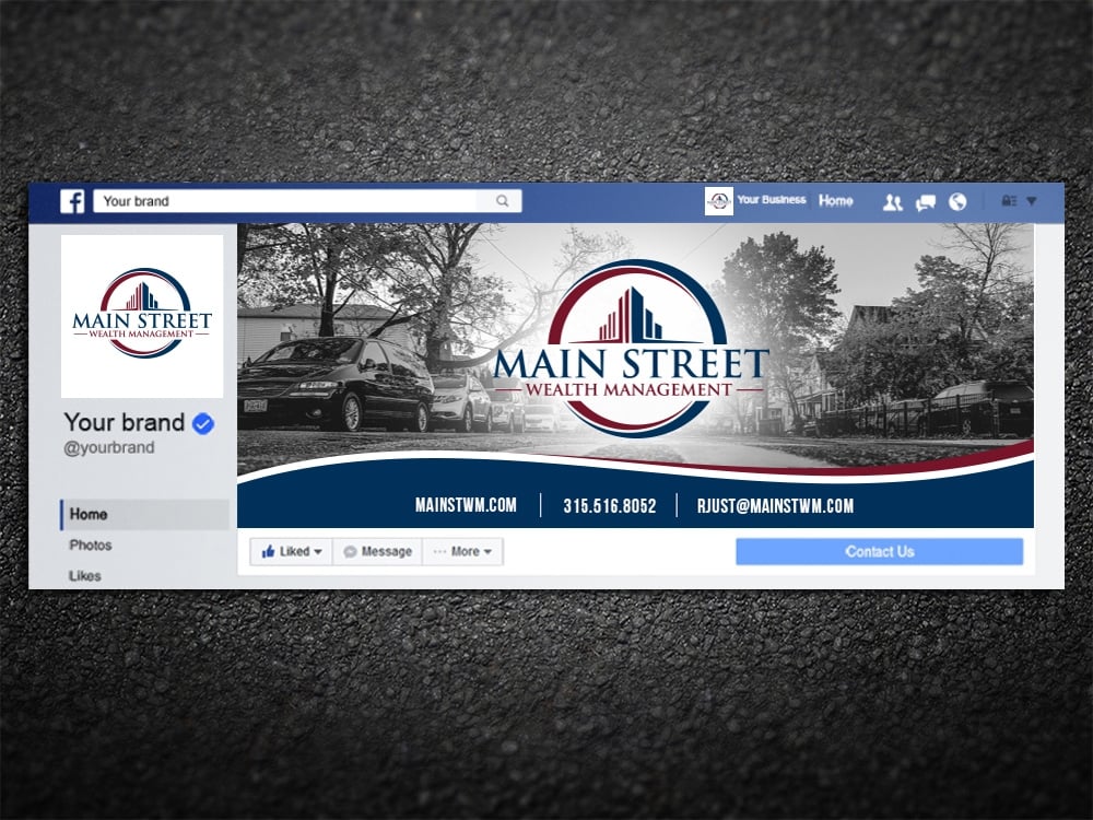 Main Street Wealth Management logo design by mattlyn