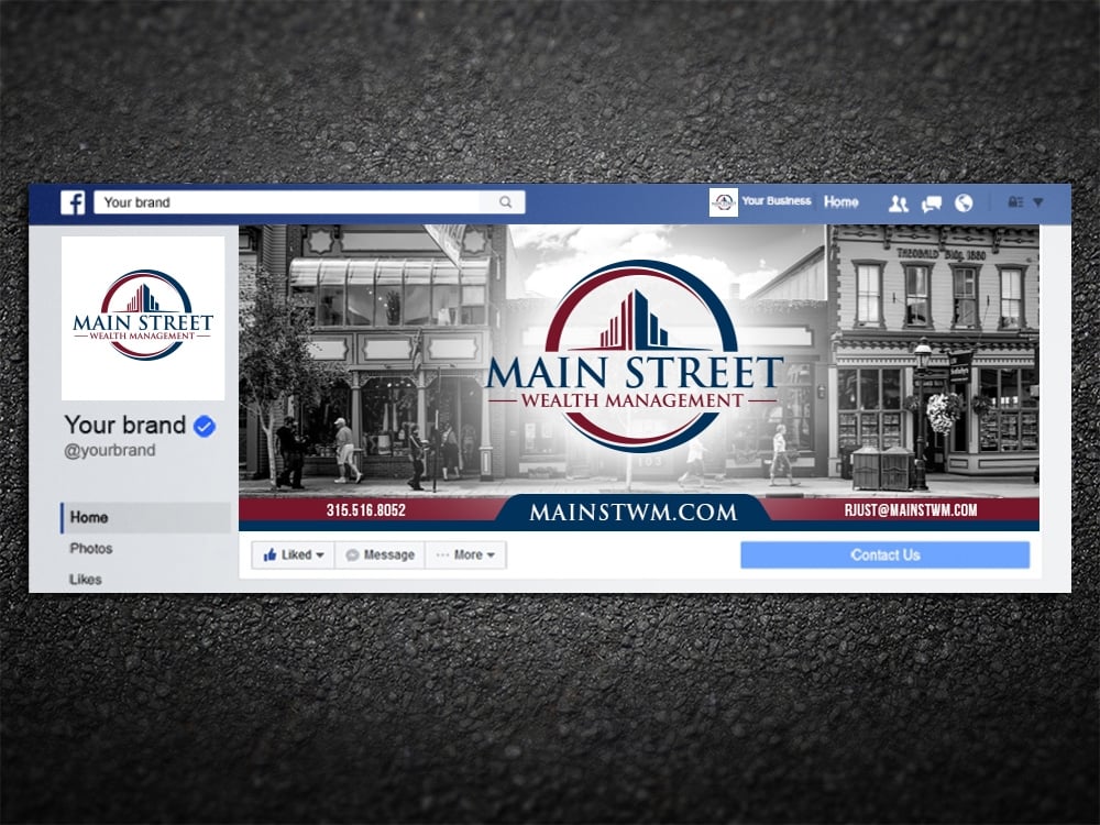 Main Street Wealth Management logo design by mattlyn