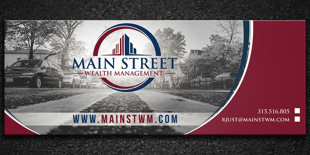 Main Street Wealth Management logo design by Gelotine