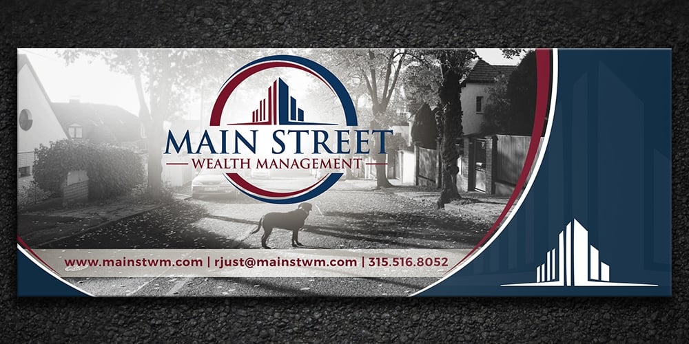 Main Street Wealth Management logo design by Gelotine