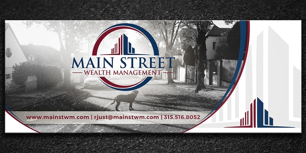 Main Street Wealth Management logo design by Gelotine