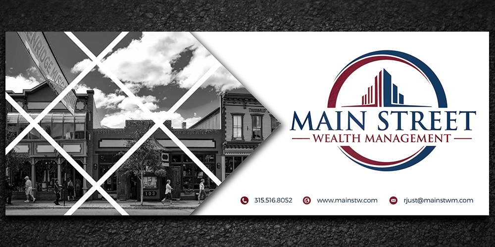 Main Street Wealth Management logo design by Gelotine