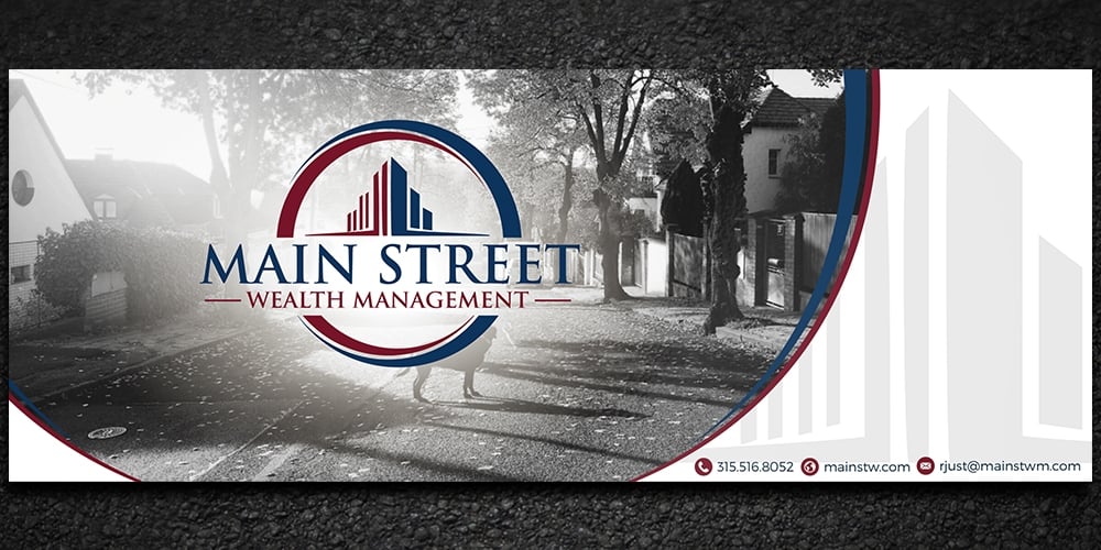 Main Street Wealth Management logo design by Gelotine