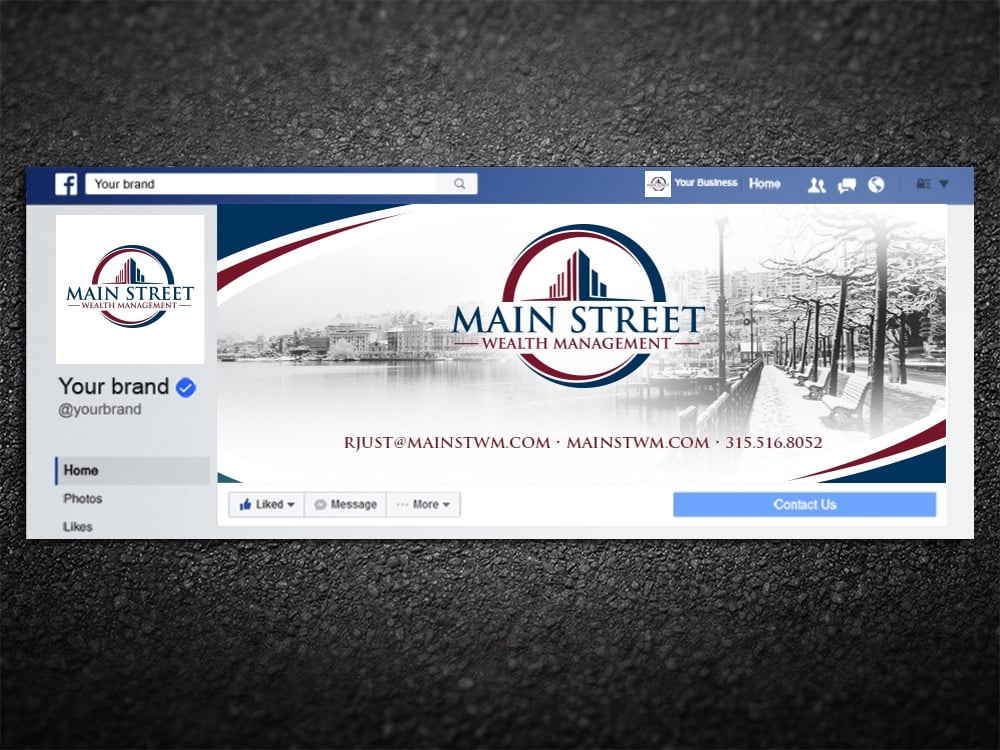 Main Street Wealth Management logo design by mattlyn