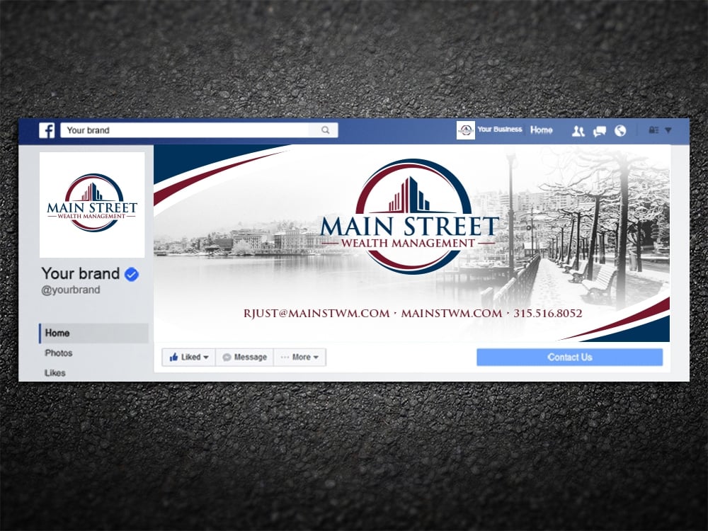 Main Street Wealth Management logo design by mattlyn