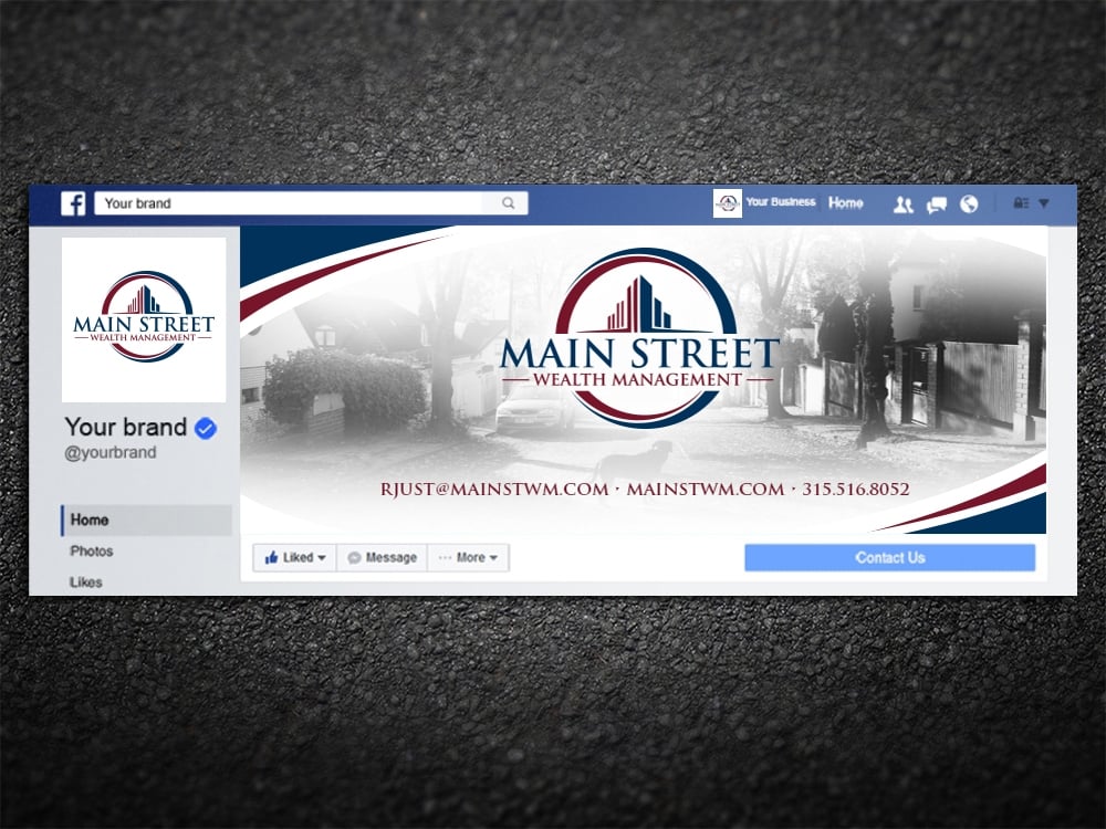 Main Street Wealth Management logo design by mattlyn