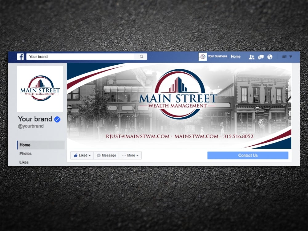 Main Street Wealth Management logo design by mattlyn