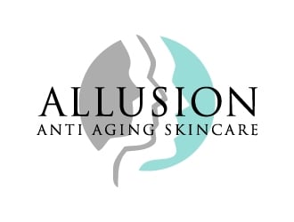 Allusion Anti Aging Skincare logo design by createdesigns